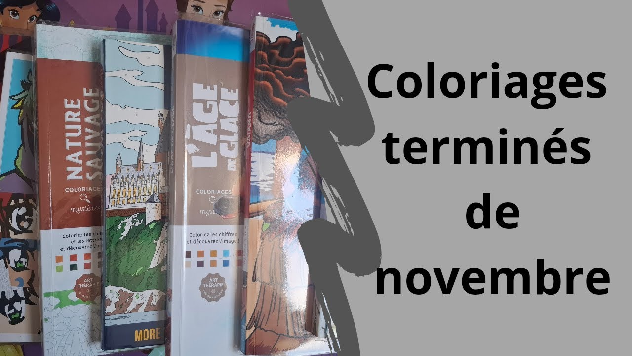Coloriages terminés de novembre