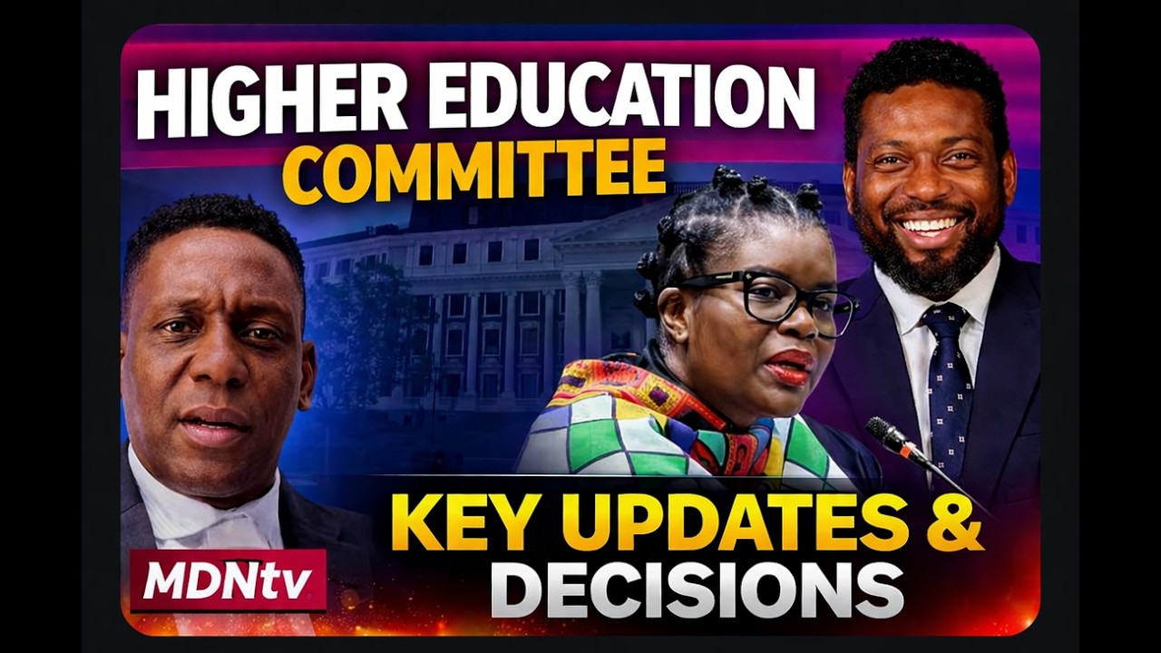 PORTFOLIO COMMITTEE ON HIGHER EDUCATION | FULL MEETING & KEY UPDATES