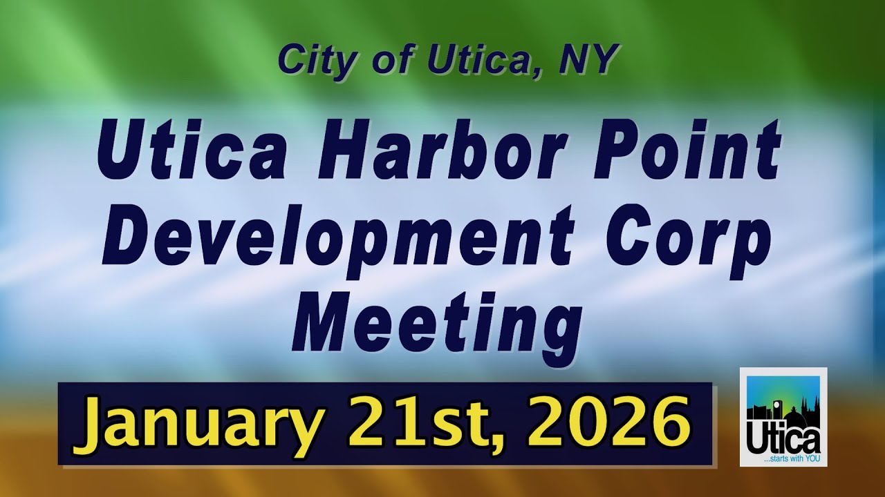 January 21st, 2026  Utica Harbor Point Development Corp Meeting