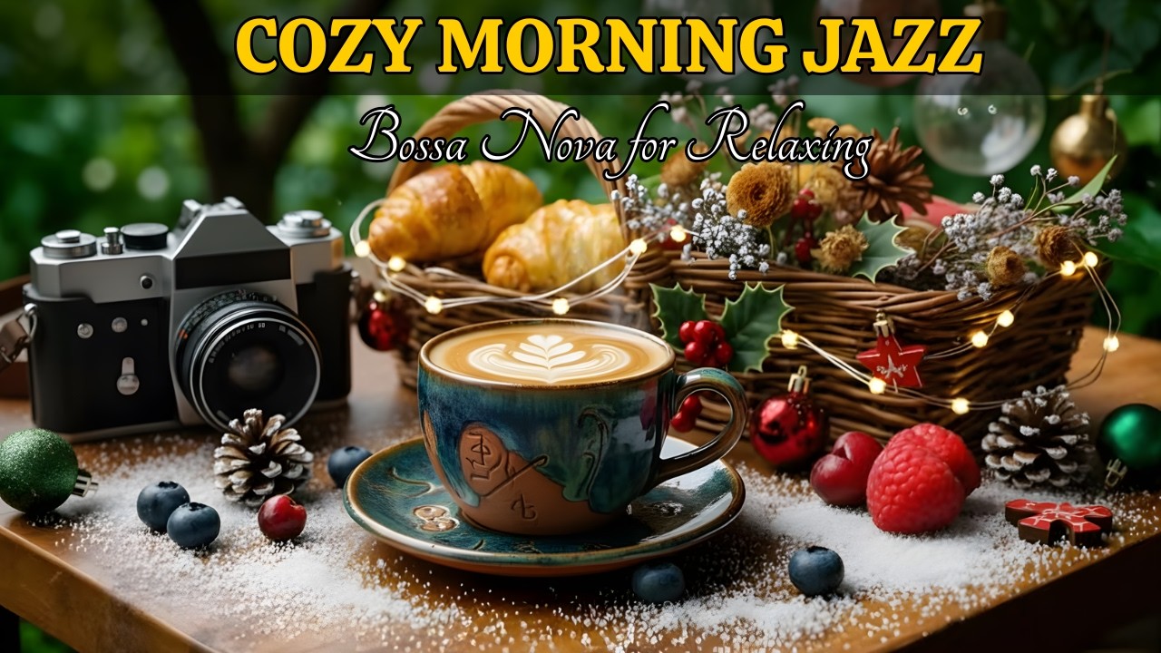 Cozy Bossa Nova Jazz ☕ Soft Jazz for Relaxing, Studying & Working Effectively