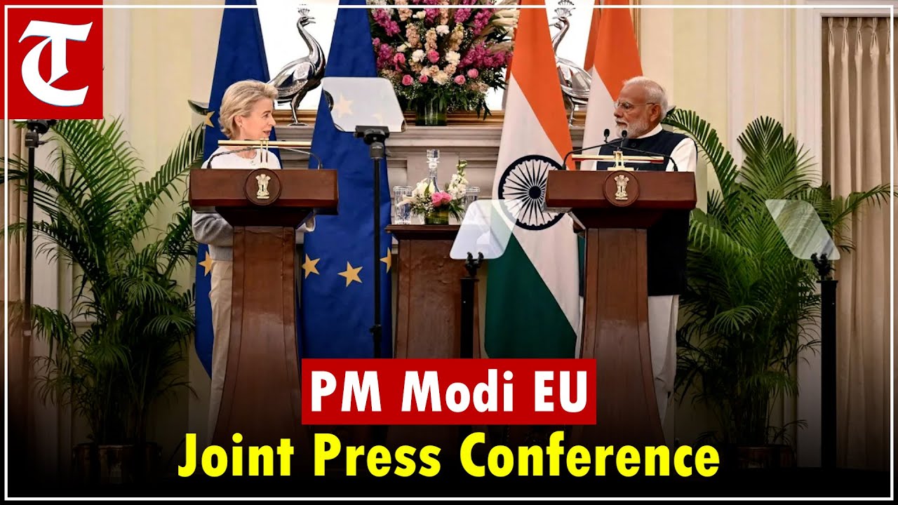 LIVE: PM at joint press meet with President of European Commission & President of European Council
