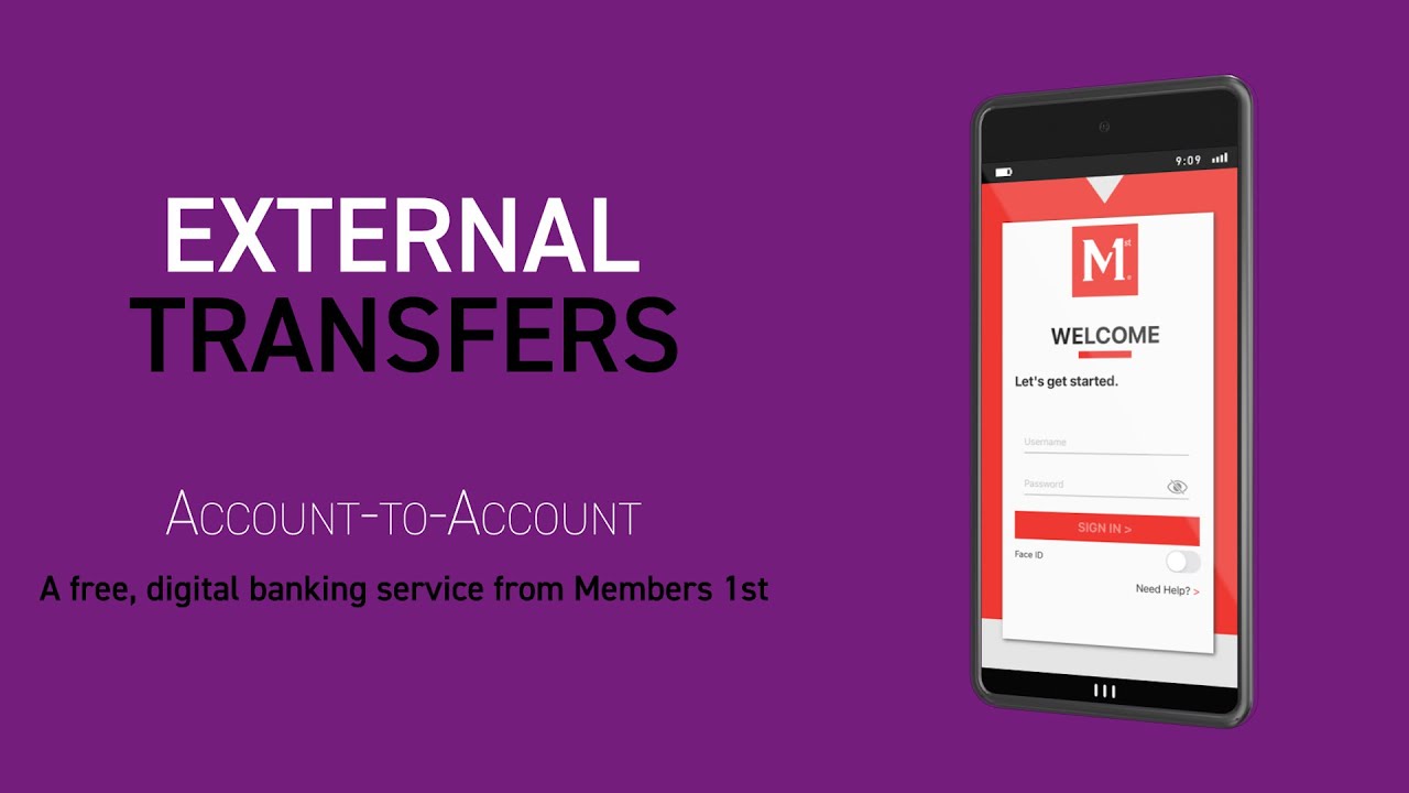 How to use 'External Transfers' with Members 1st