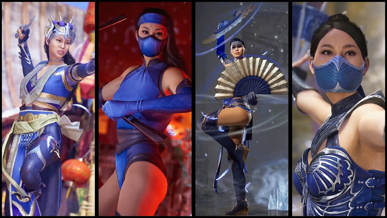 Китана — Вступления и Победа — Все облики — Mortal Kombat 1