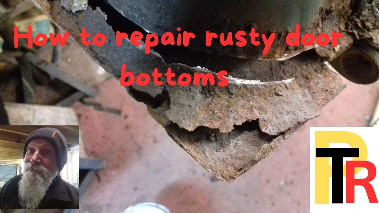 How to repair a rusty door bottom Austin A30 A35