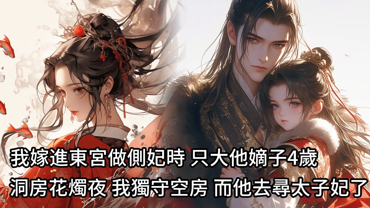【一口氣看完】我嫁進東宮做側妃時，我只大他嫡子4歲，洞房花燭夜，我獨守空房，而他去尋太子妃了，我忍不住跟上去，太子妃很美很和善，她說，他和太子想要一個女兒……