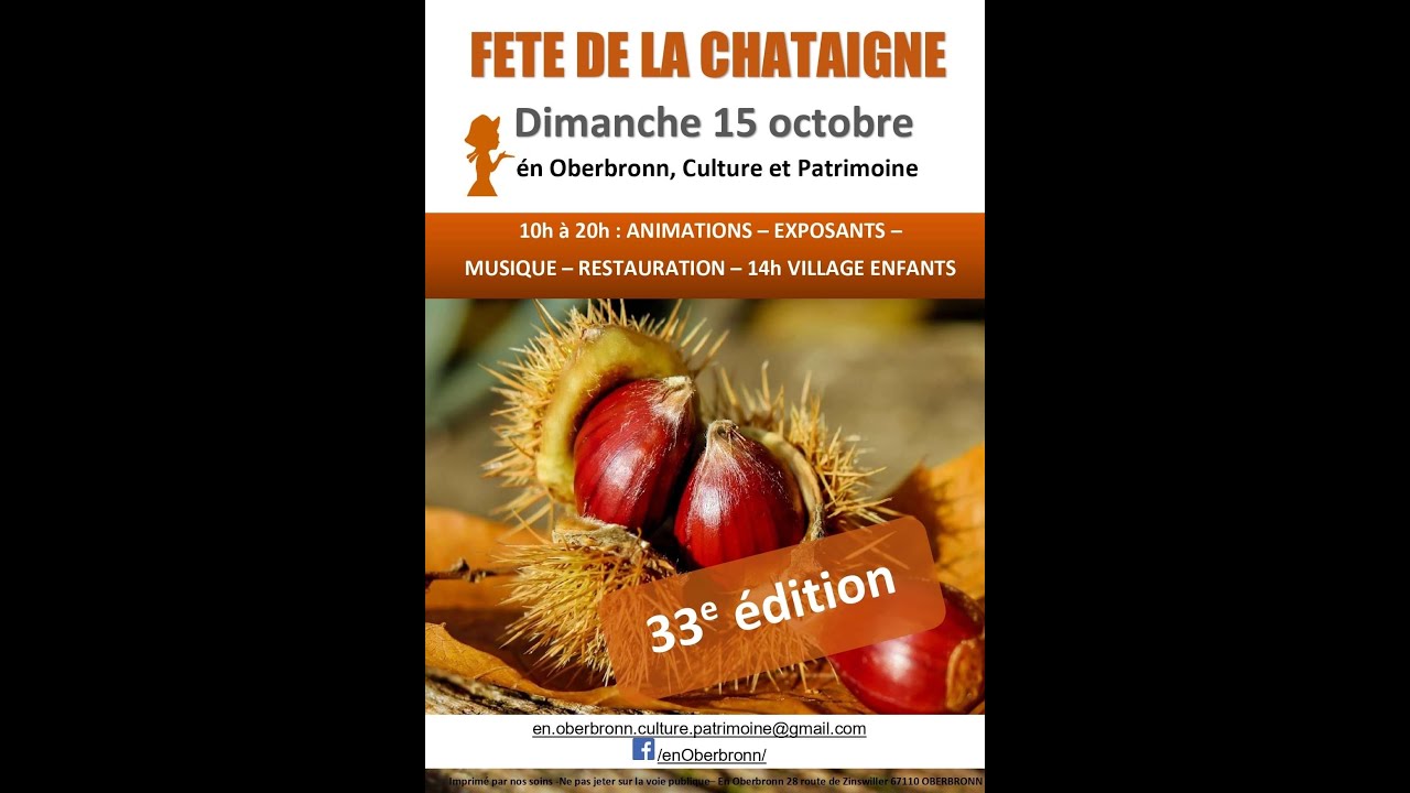 Fête de la châtaigne 2023