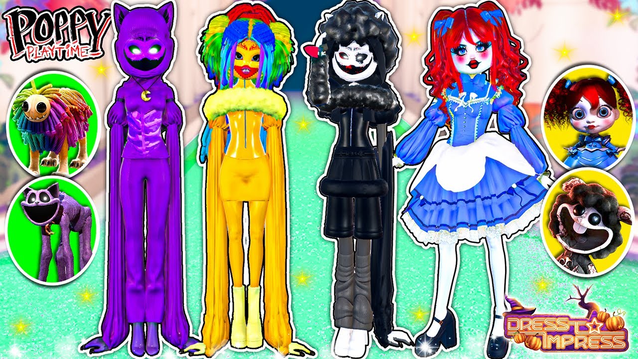 Покупаю темы персонажей Poppy Playtime 4 в ПЛАТЬЯХ, ЧТОБЫ ВПЕЧАТЛЯТЬ!!! Roblox Dti