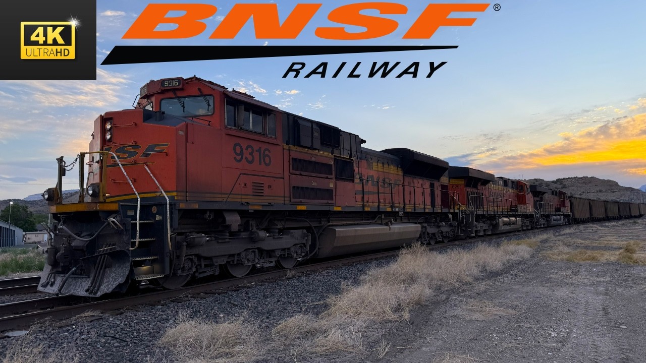 [4K] The last of BNSF's Valmy Coal Trains!
