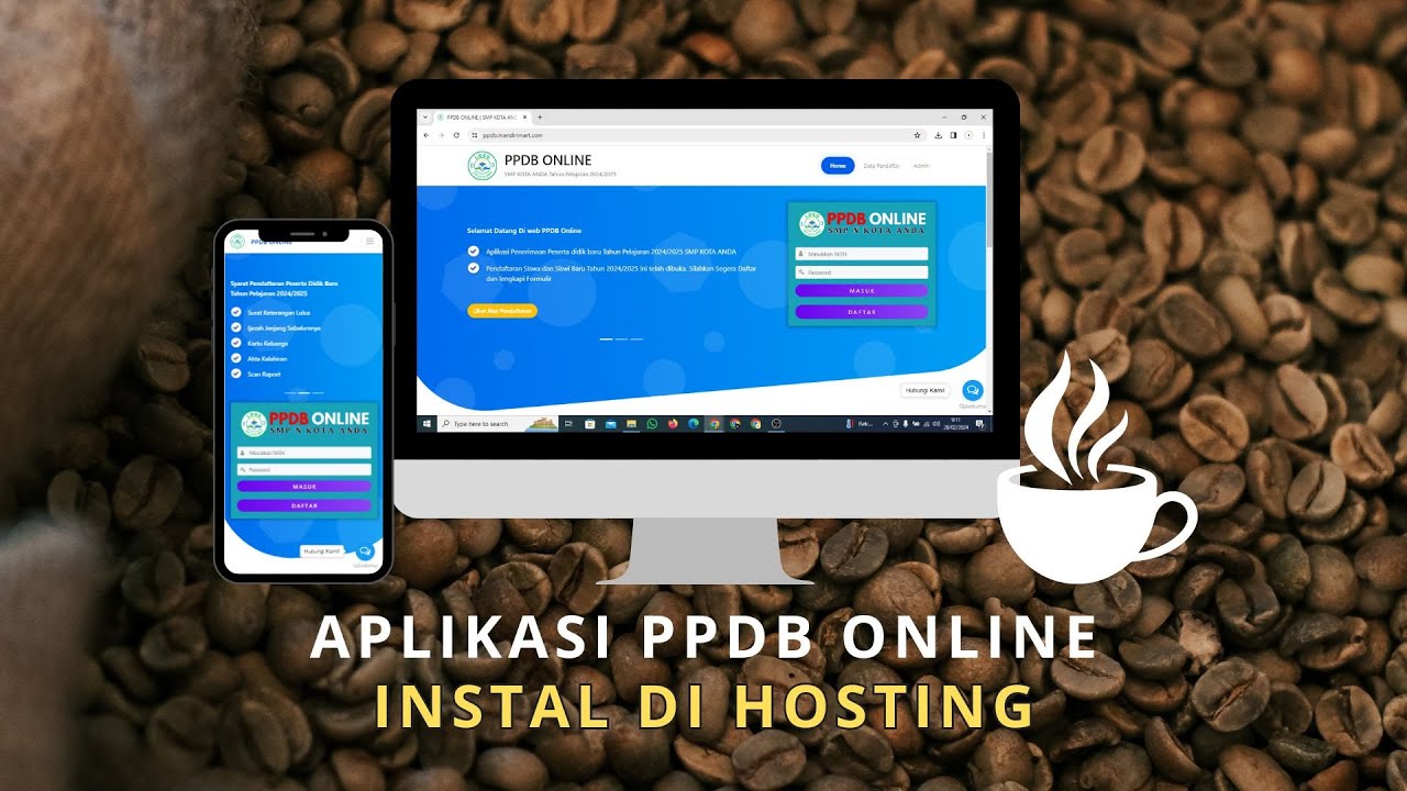 Source Code Aplikasi PPDB Online #Cara Instal Di Hosting
