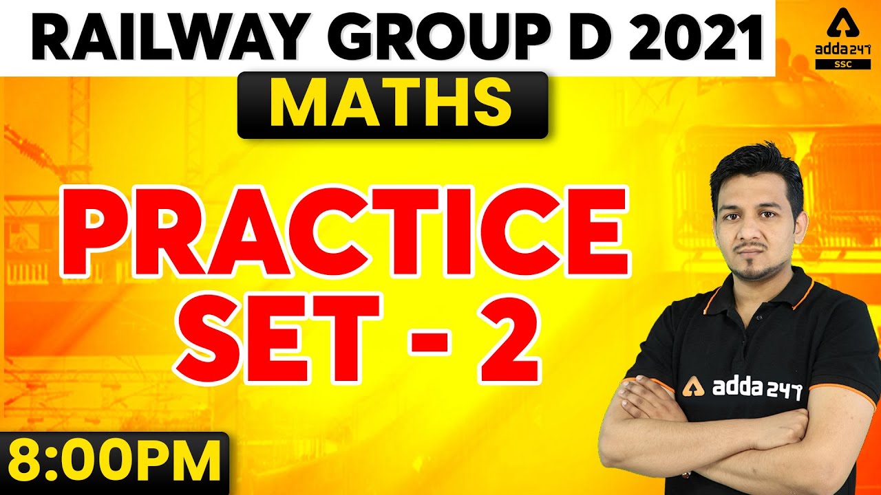 Railway Group D | Group D Math Tricks | Group D Maths Practice Set #2