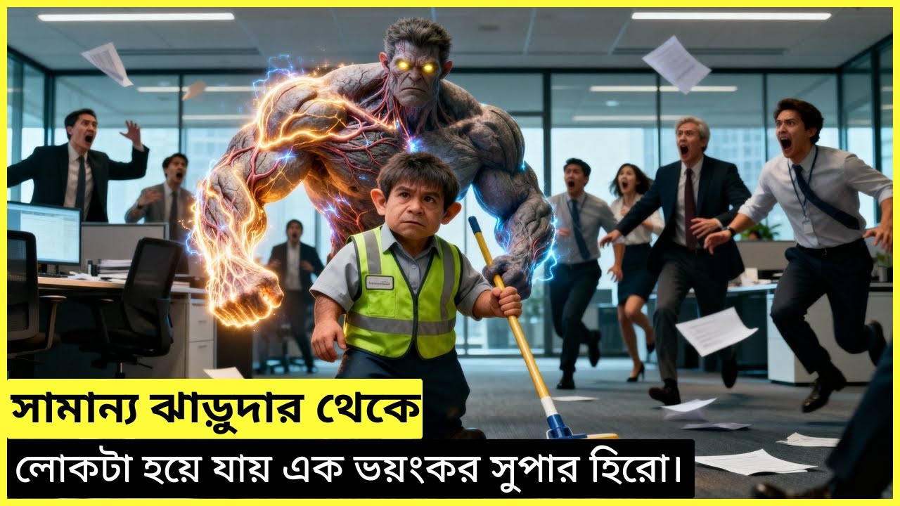 সামান্য ঝাড়ুদার হয়ে যায় এক সুপার হিরো । movie explain Bangla ।