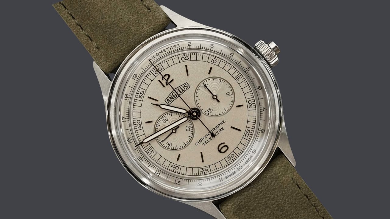 The Angelus Chronographe Télémètre, The Brand’s Latest and Stunning Monopusher