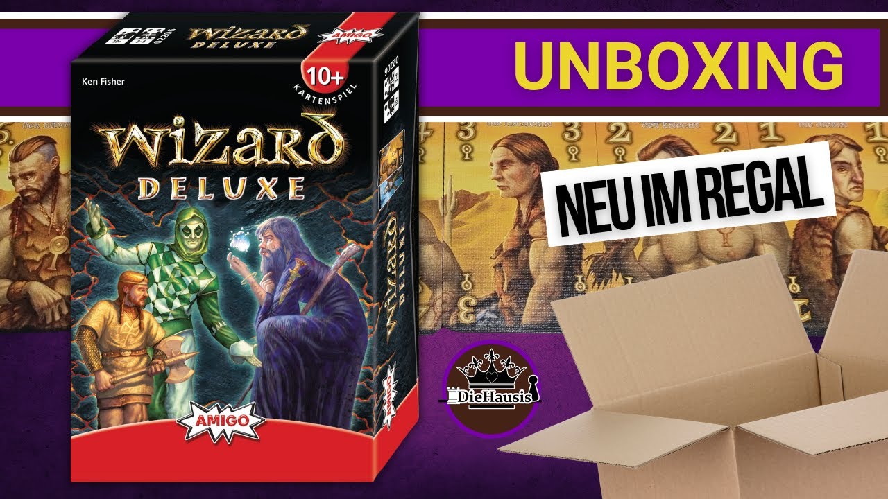 WIZARD Deluxe von AMIGO | WAS IST DRIN? 📦 Brettspiel Unboxing [Brettspiele]