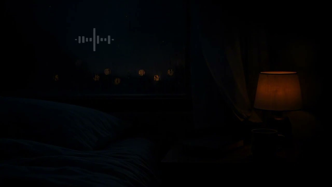 2AM Bedtime Mood 새벽 2시 감성 | Warm Lamp & Rainy Window