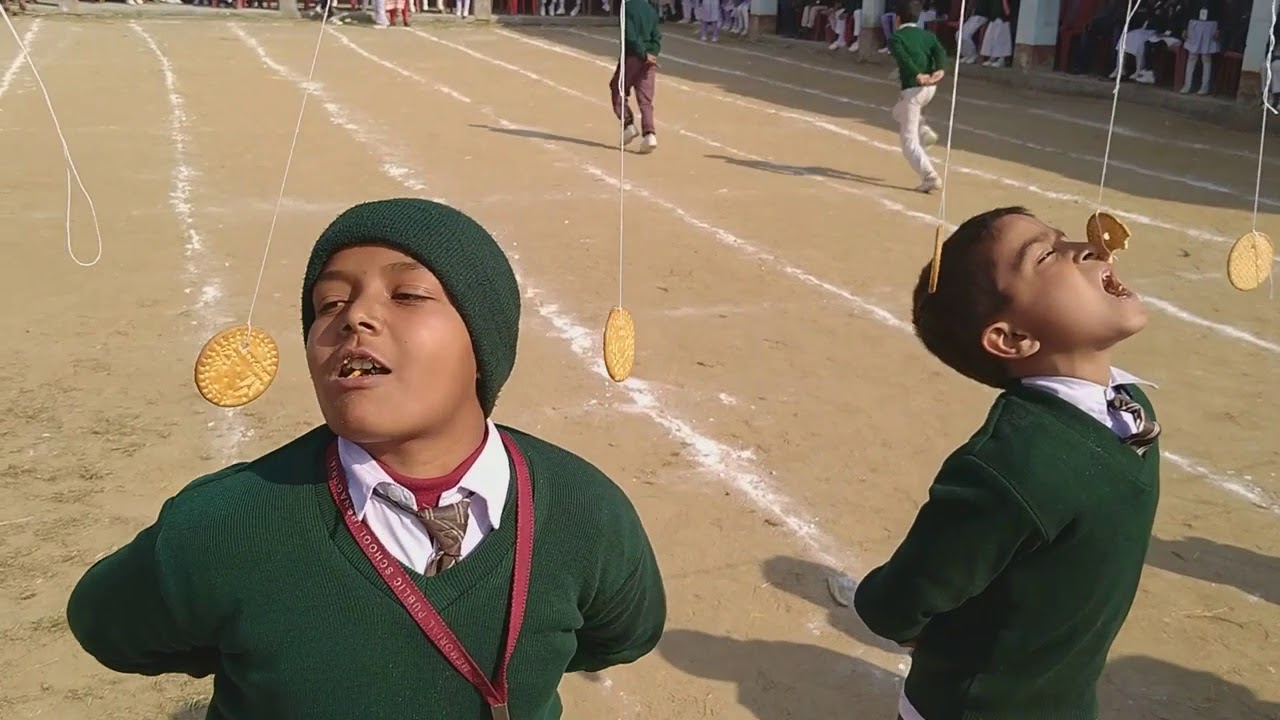 Biscuit Race on Annual Sports Day in J. D. Memorial Public School | JDMPS