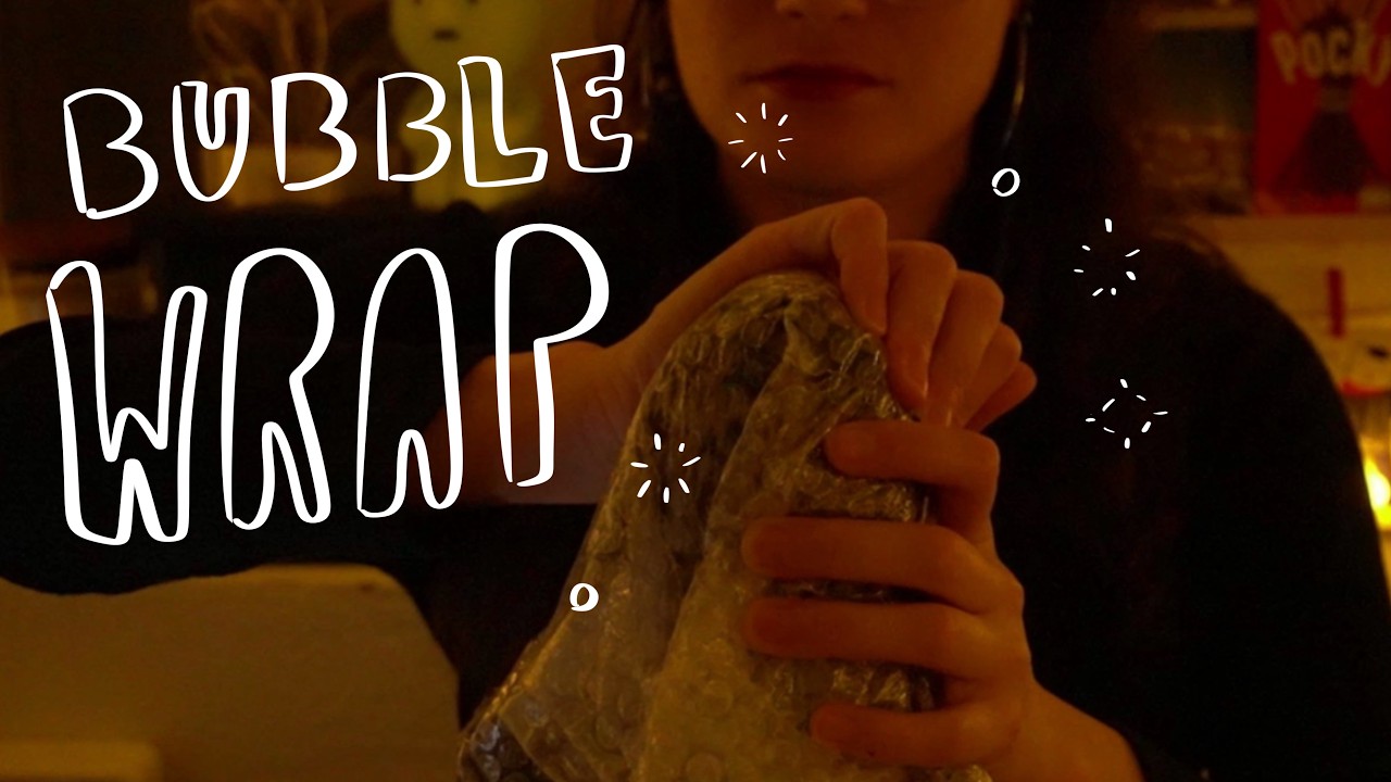 ASMR~ Bubblewrap Your Brain Until You Fall Asleep | 20 min. Relax