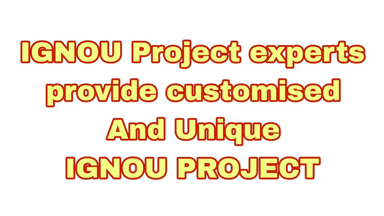 IGNOU MCOP 1 PROJECT/ IGNOU MCOP 1 SYNOPSIS / IGNOU MCOM MCOP 1 / WATSAPP 8228091239