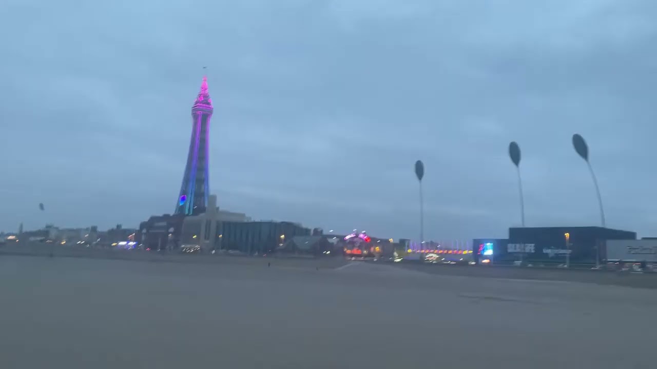Blackpool walk about on a cold January afternoon #blackpool #foryou #viralvideo #walkingtour 
