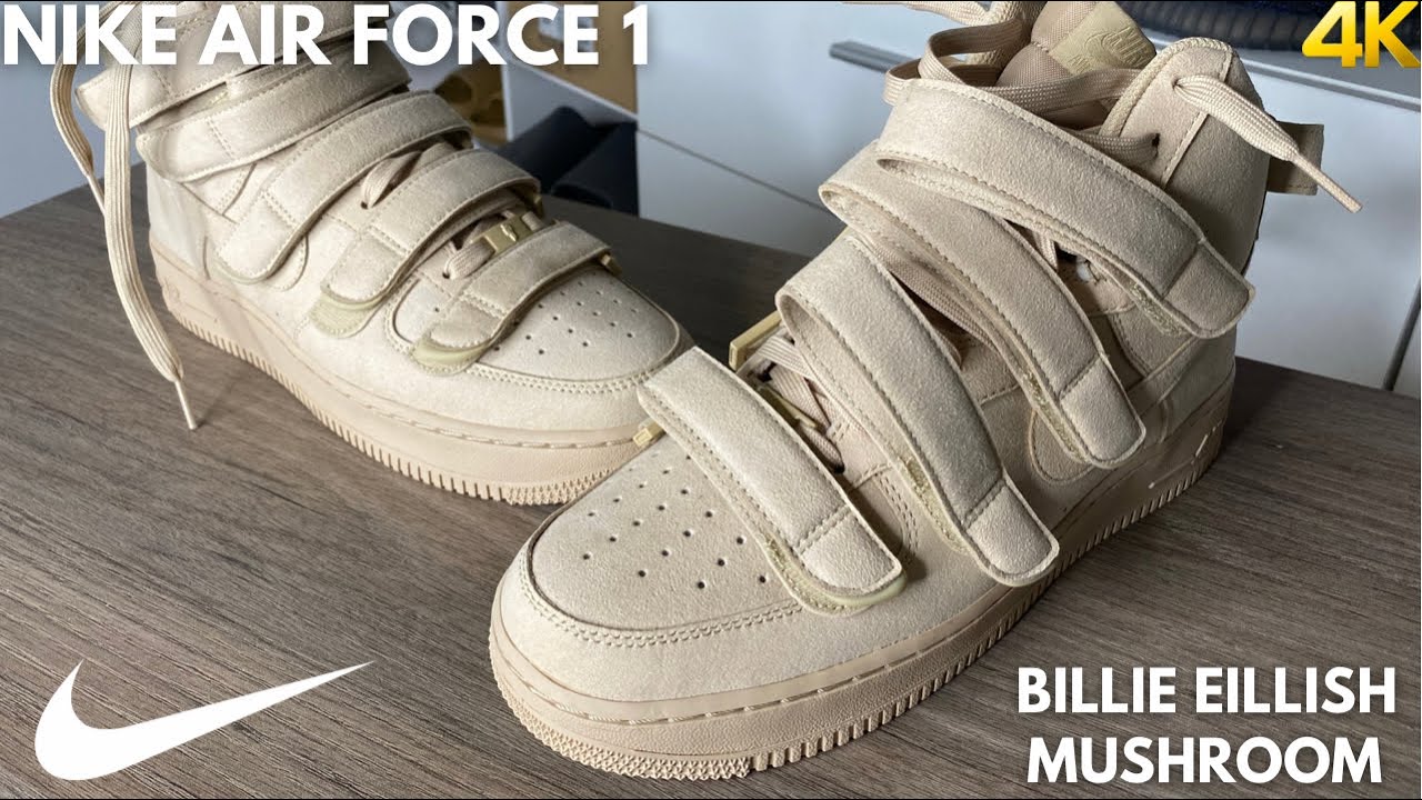 Nike Air Force 1 High Billie Eilish Mushroom On Feet Review