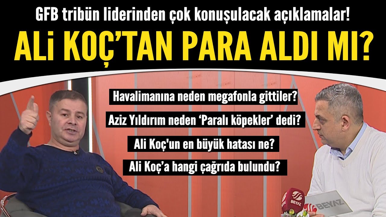 Genç Fenerbahçeliler tribün liderinden çok konuşulacak açıklamalar!