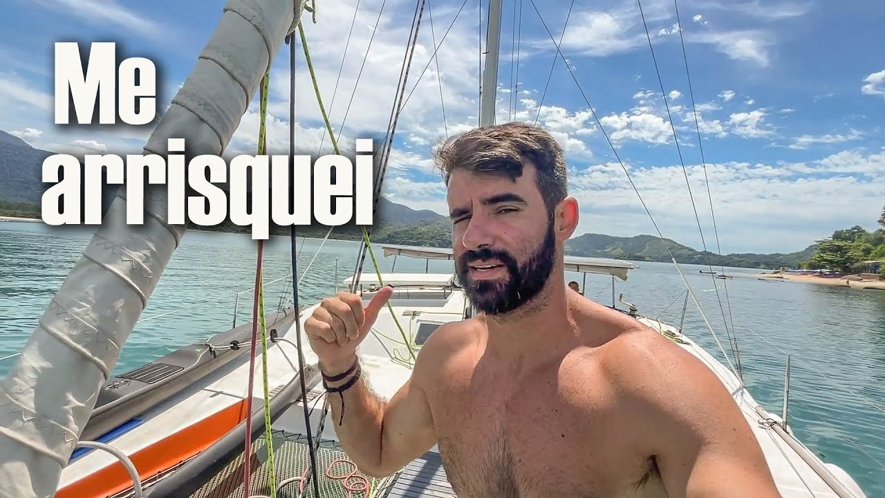 ELE CONSTRUIU UM VELEIRO NO QUINTAL DE CASA E NÃO ACREDITEI NO RESULTADO [ TOUR PELO BARCO ]