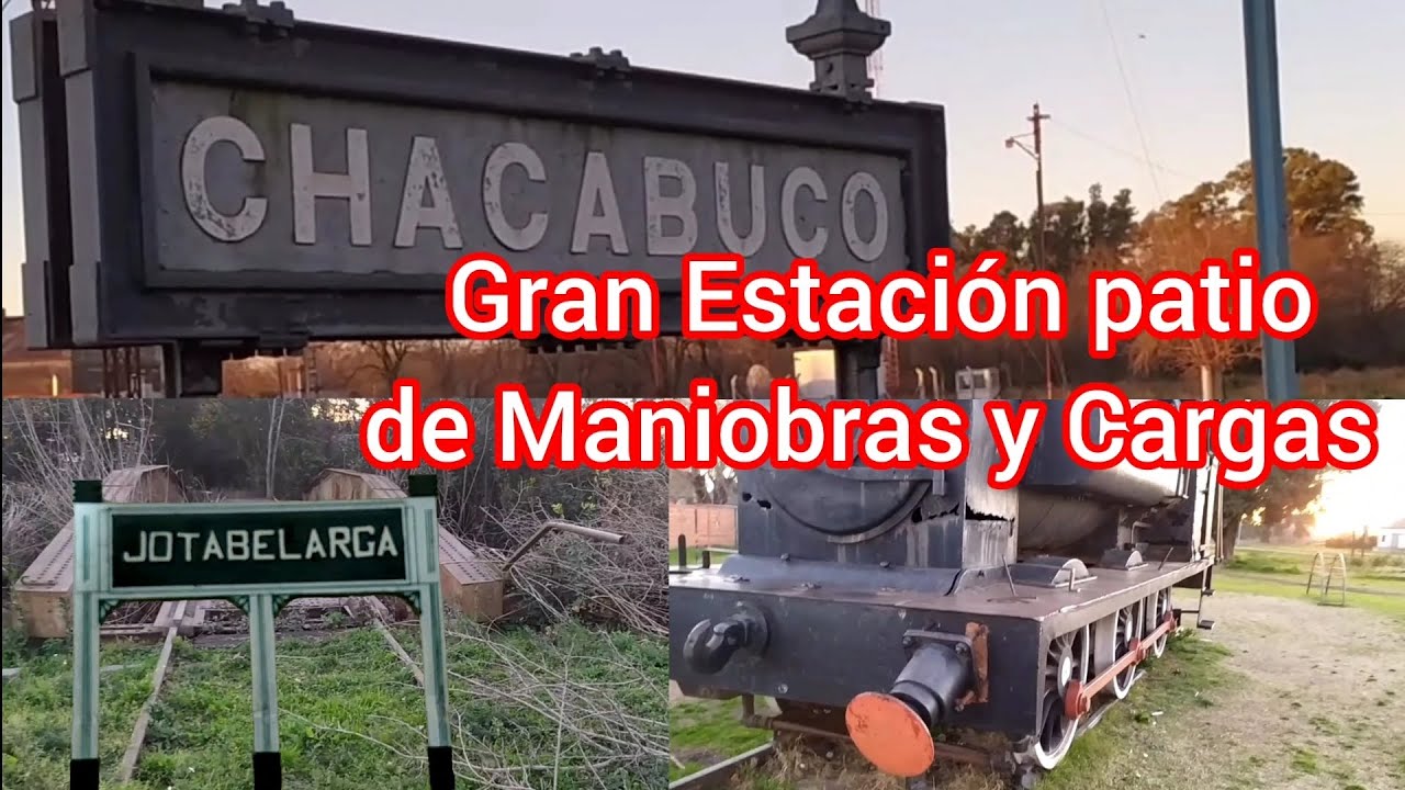 ESTACIÓN CHACABUCO del Ferrocarril GENERAL SAN MARTÍN ex BUENOS AIRES AL PACÍFICO 
