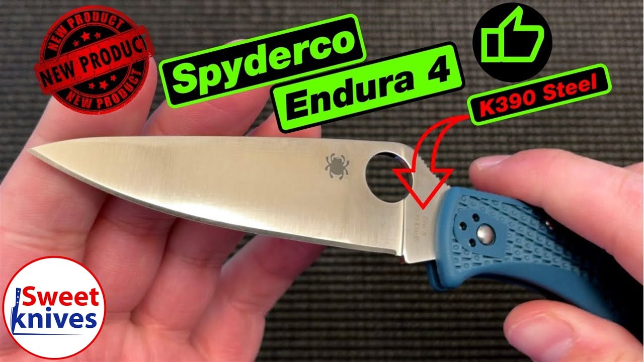 Spyderco Endura 4 K390 Blade Steel - The Best Knife Ever