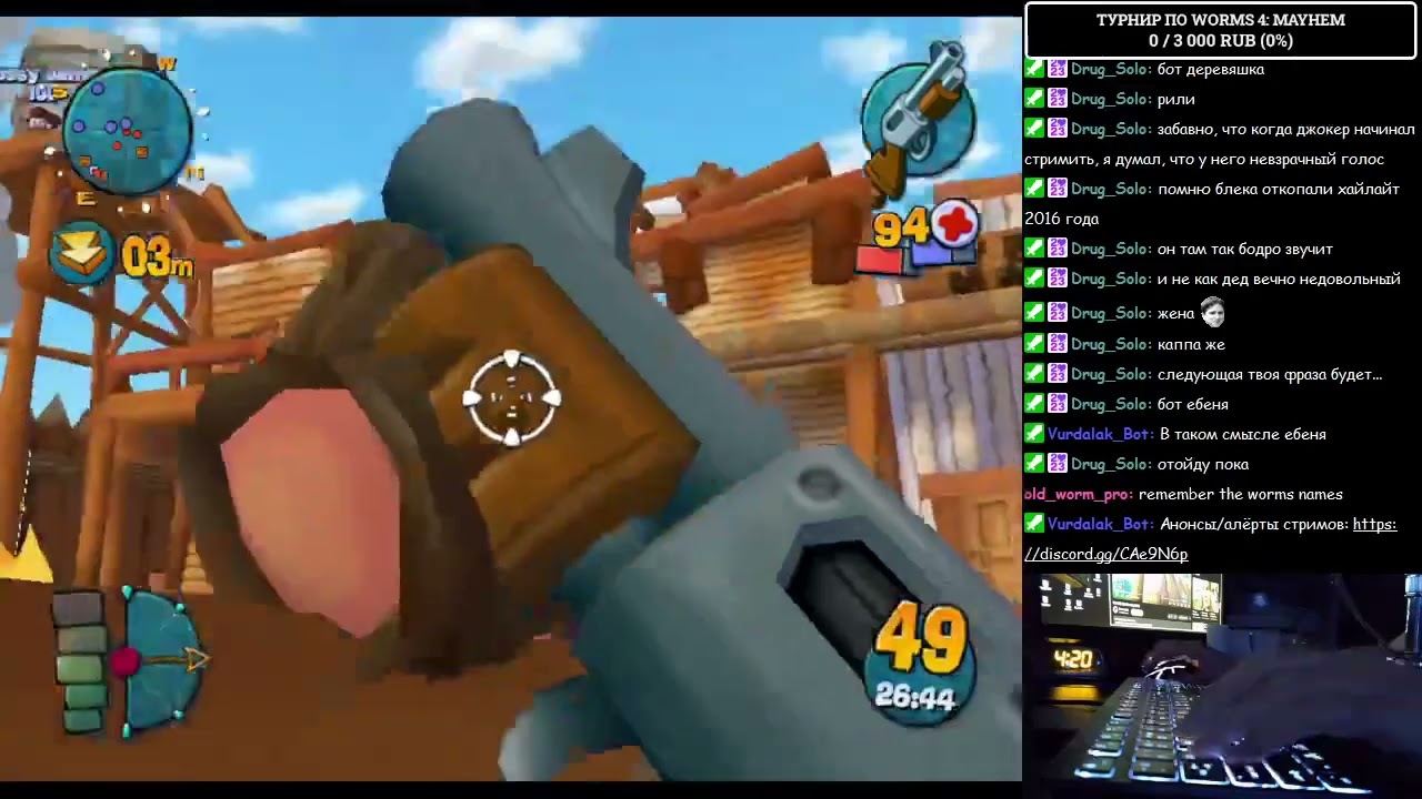 Worms 4 Mayhem (lvl 15) - 5:44 [WR]
