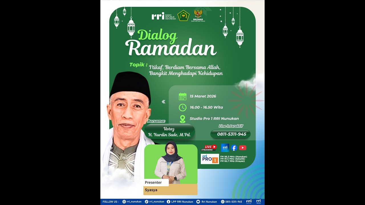 I'tikaf Berdiam Bersama Allah, Bangkit Menghadapi Kehidupan - Dialog Ramadan