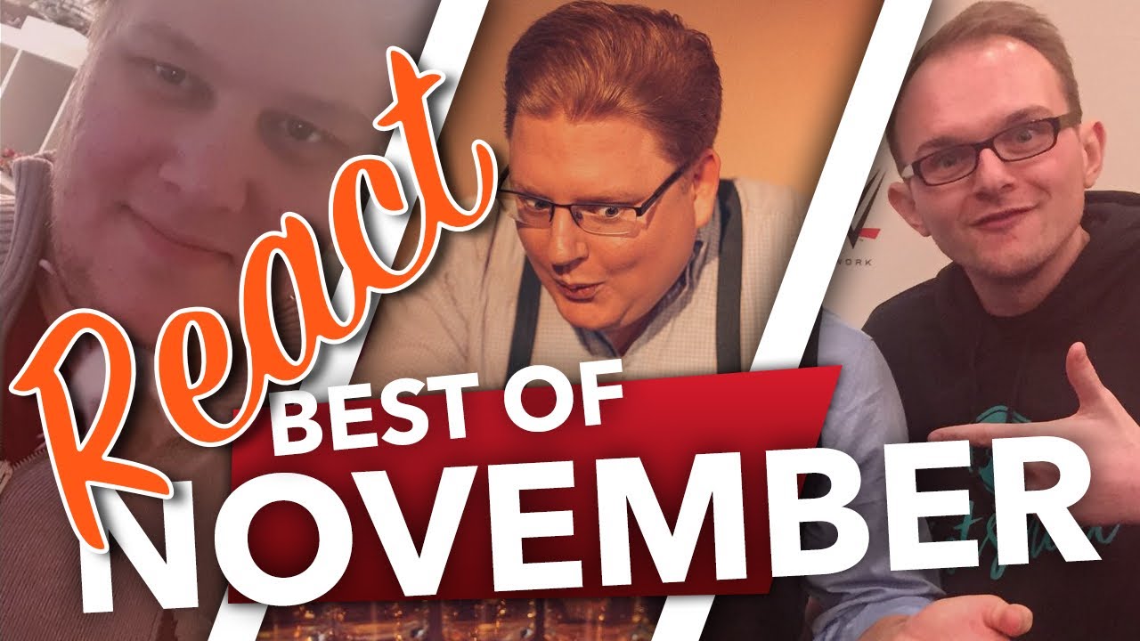 React: Best of November 2017 🎮 PietSmiet React #25