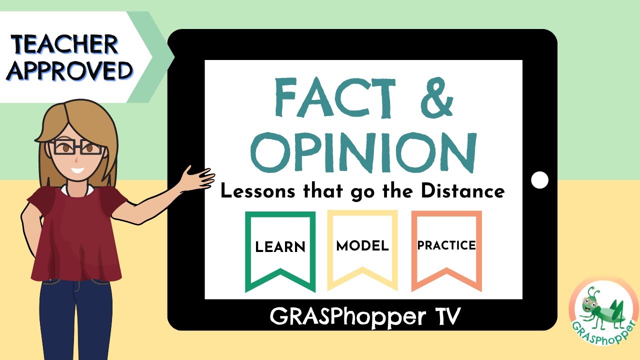 Fact or Opinion for Kids in English | Fact and Opinion Game and Teaching Video