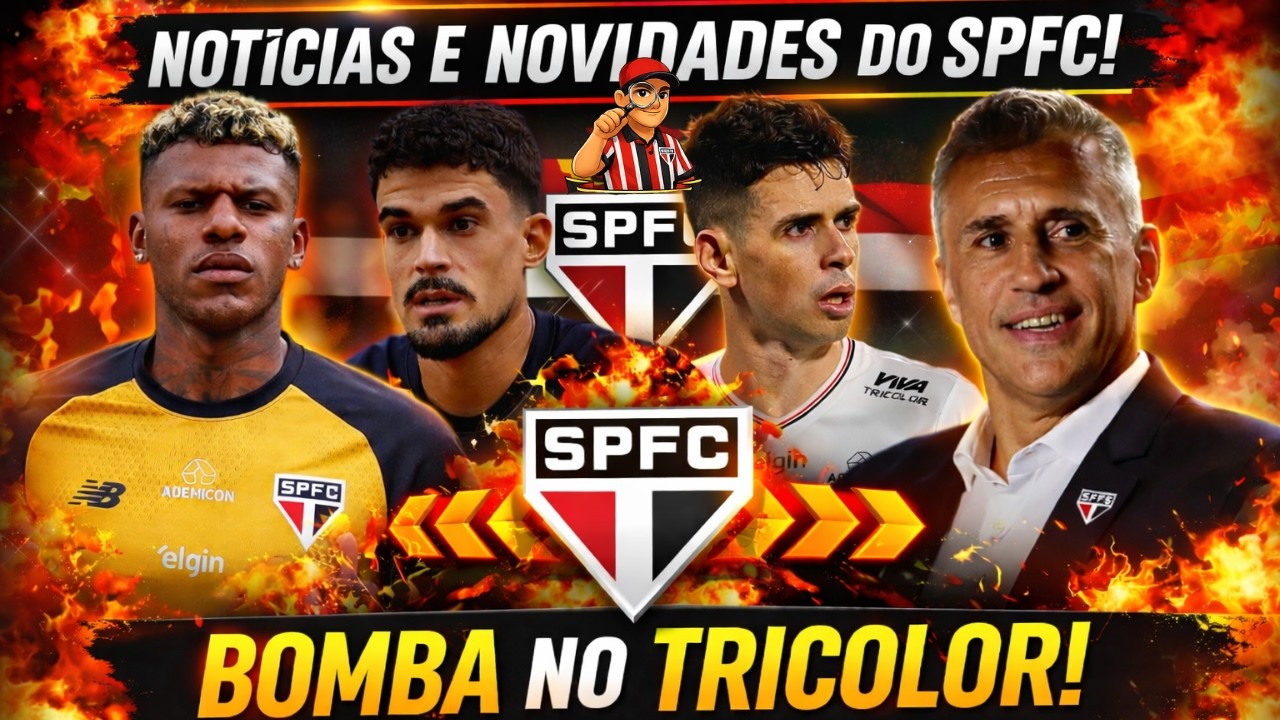 TEM NOVIDADES NO SPFC - BASTIDORES AGITADOS - MAIS REFORÇO -   ATACANTE TREINA - MEIA BIDOU E MAIS