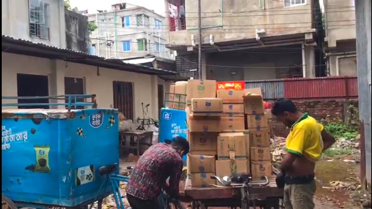 How to deliver food to stores🍩// City group quick bite