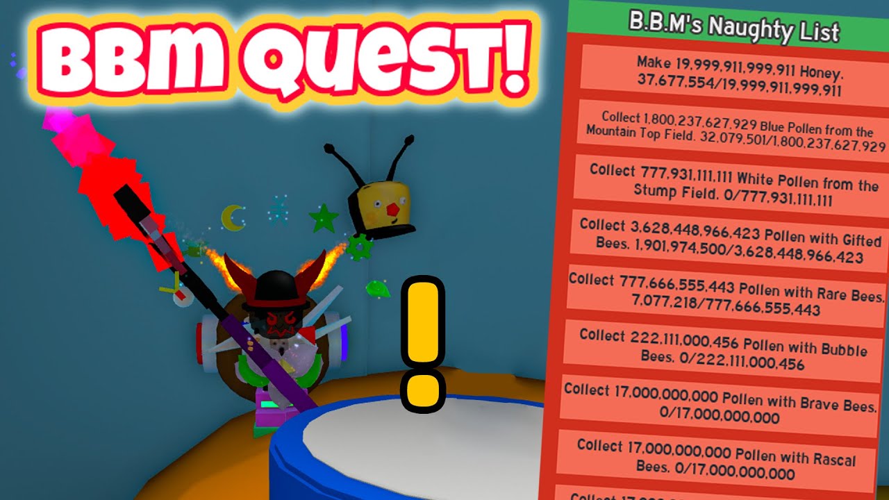 The Hardest Quest in Bee Swarm Simulator History... (BBM Quest)