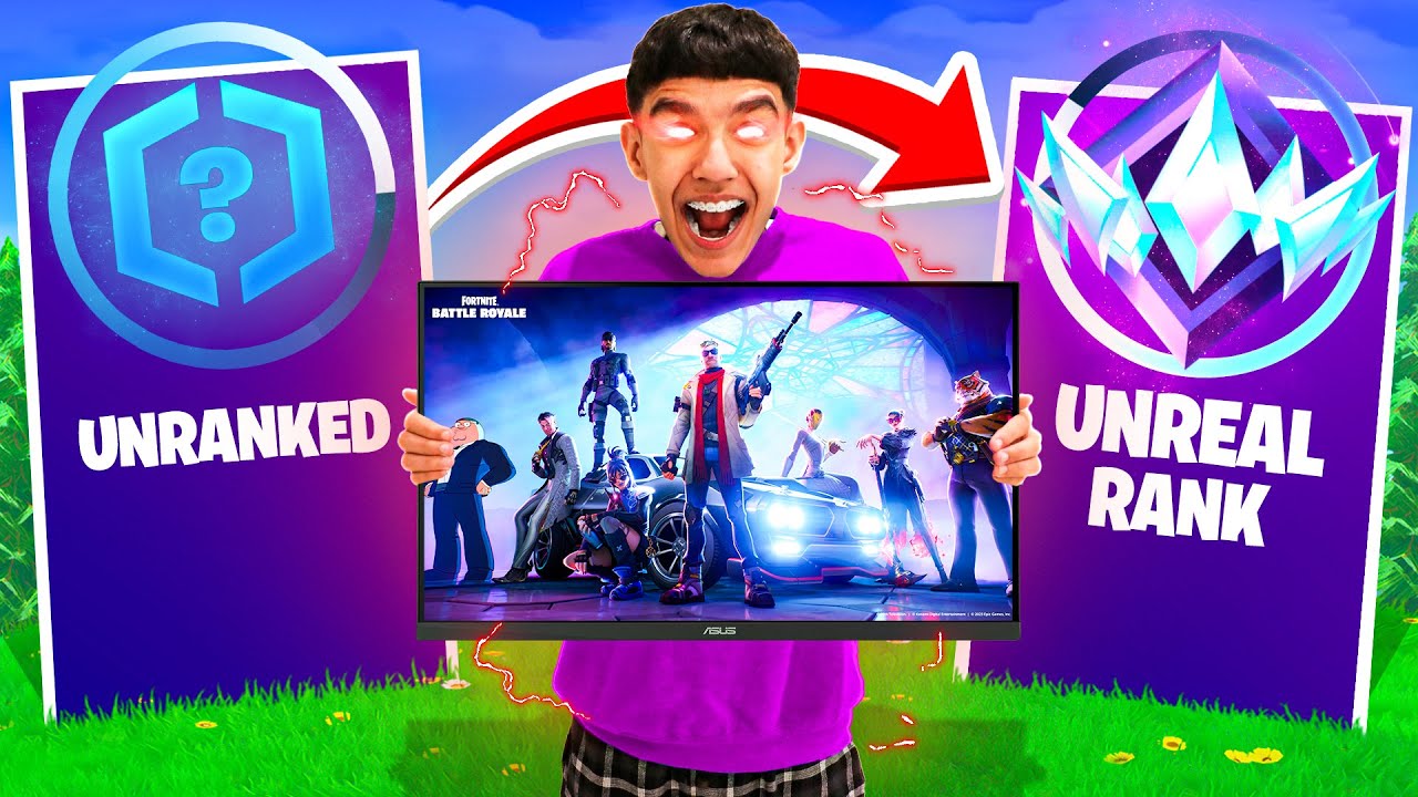 UNRANKED to UNREAL Chapter 5 Solo SPEEDRUN In 1 Hour Challenge…