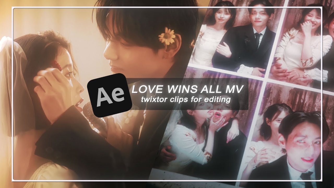 TAEHYUNG - love wins all MV twixtor clips (4K)