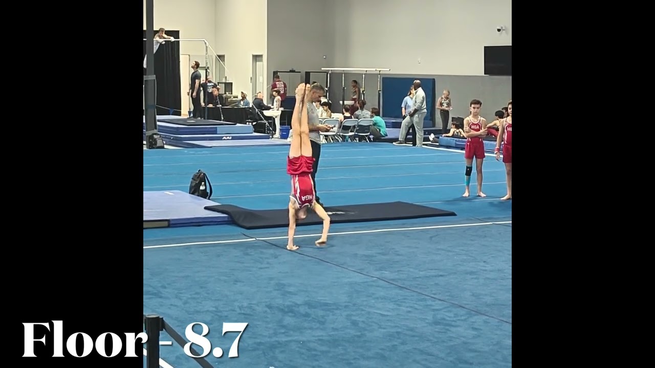 Technical sequence 12-13 years men’s gymnastics thornton 2026