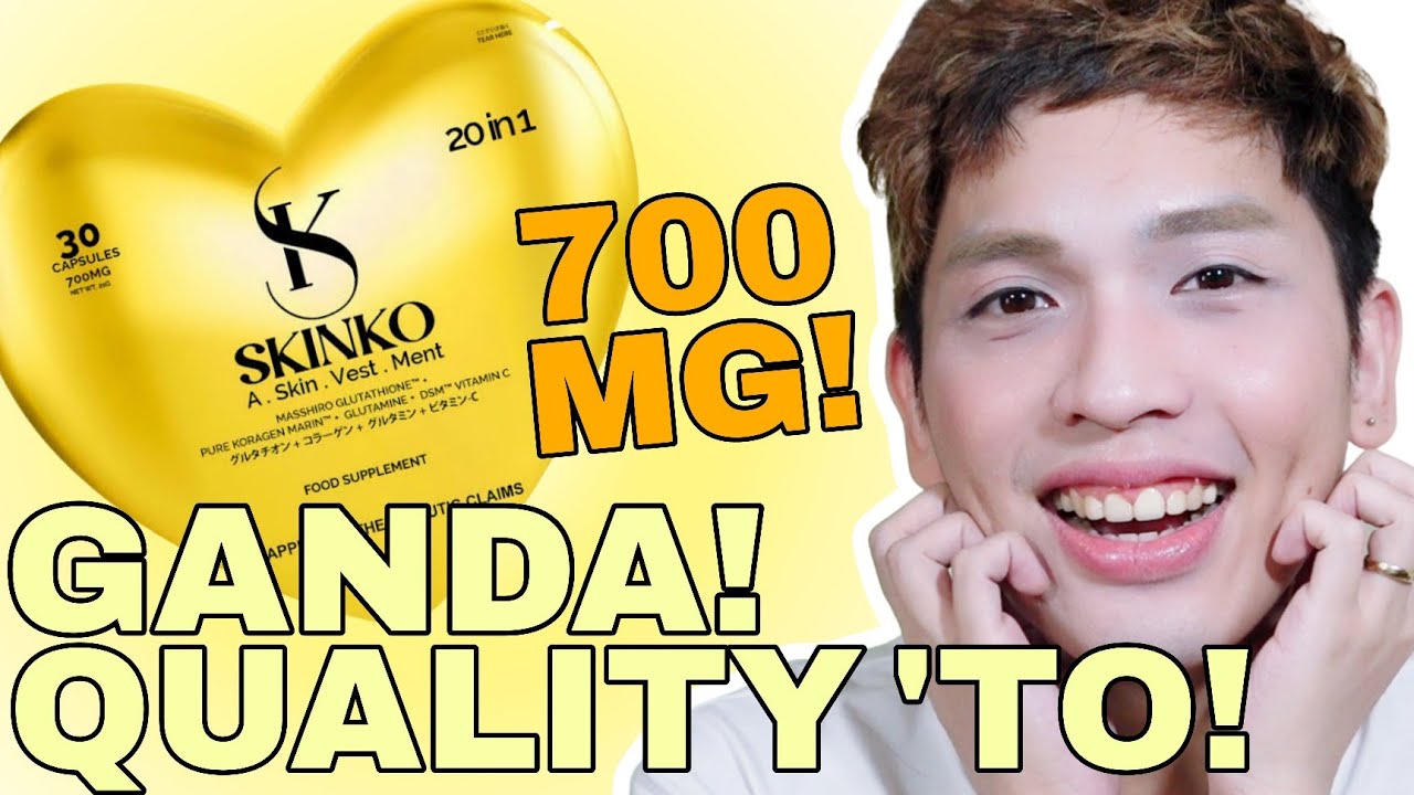 SKINKO GLUTA REVIEW | GANDA! 700 MG FOR LESS THAN 500 PESOS | SIR LAWRENCE