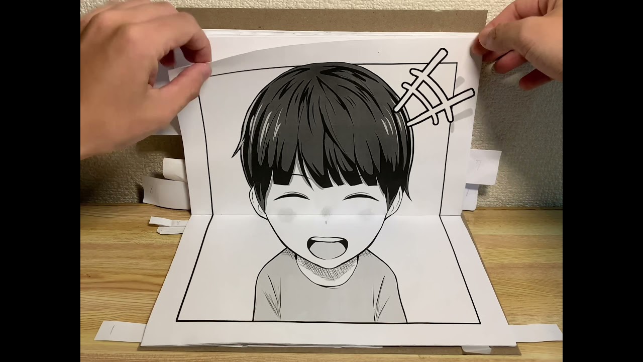 変顔ノート　Funnyface notebook