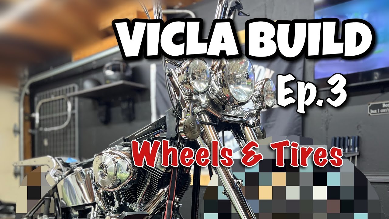 Vicla Style build -  Wheels & Tires - Harley Davidson Heritage Softail Classic. Ep.3