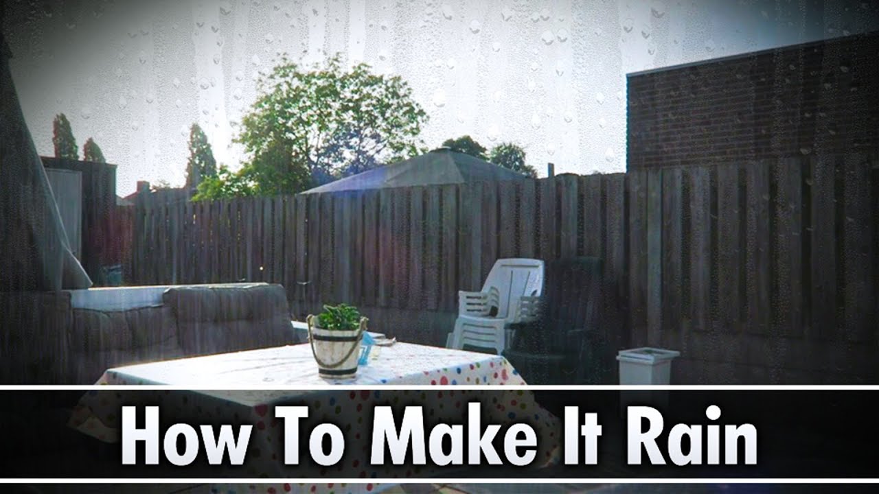 Vegas Pro 15: How To Make It Rain (Super Realistic Effect) - Tutorial #319