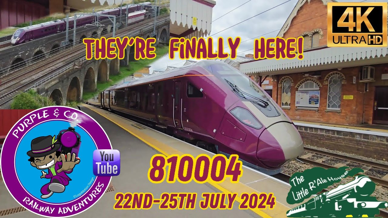 Finally! New Auroras on the Midland Mainline 22-25/7/2024