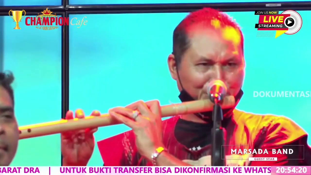 MARSADA BAND || MARMASAK SANDIRI & BOASAMA || live Champion Cafe