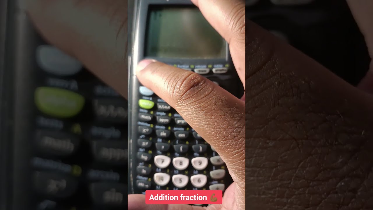 calculatrice ti - calculer des fractions