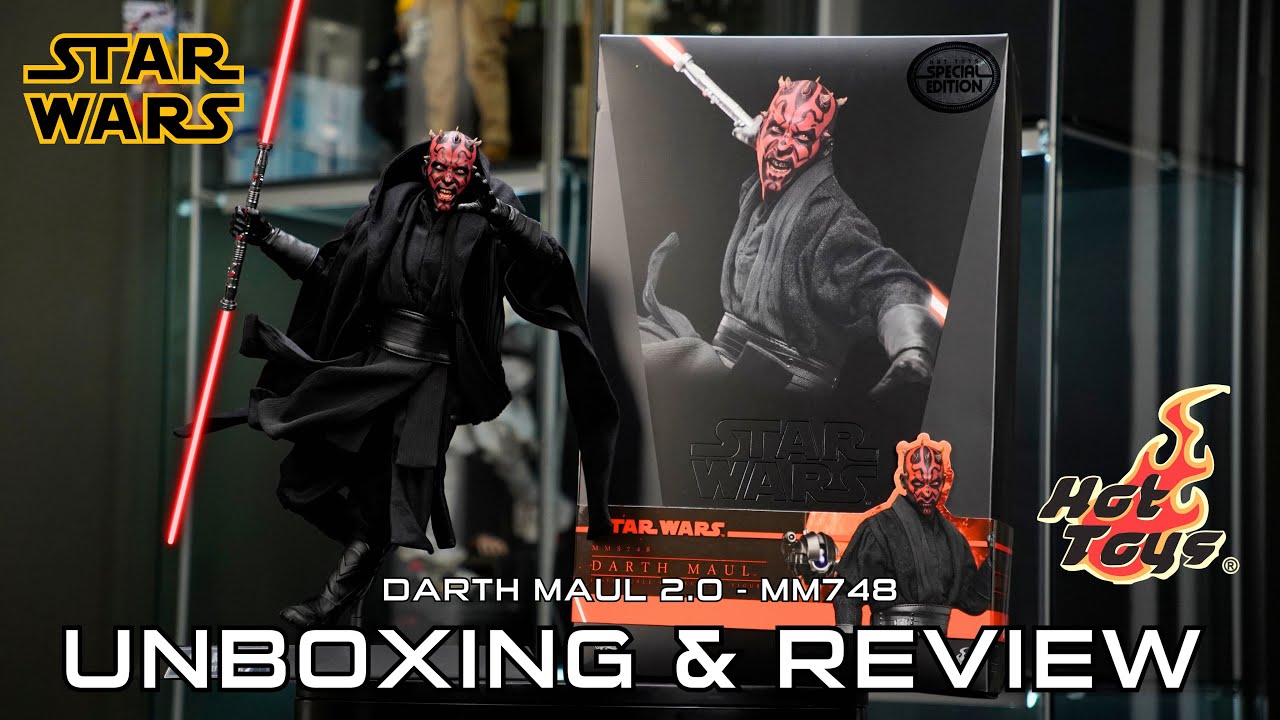 Hot Toys DARTH MAUL 2.0 Unboxing & Review