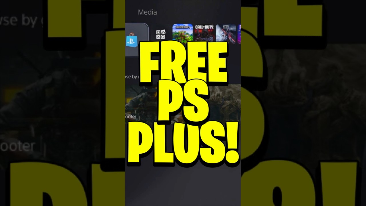 КАК ПОЛУЧИТЬ БЕСПЛАТНУЮ PS PLUS! БЕСПЛАТНАЯ PLAYSTATION PLUS #игры #shortfeed #shortvideo #shortv...