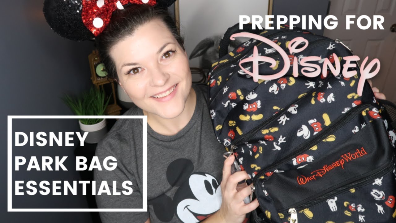Disney Park Bag Essentials | Pack with Me for Disney | Disney World Vacation Prep