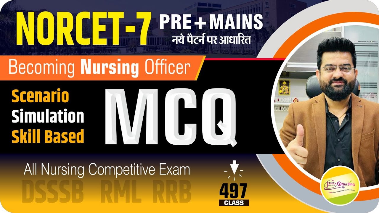 NORCET #Scenario/Simulation Skill Practice Based MCQ #497 #all nursing competitive exam  #Akkisir
