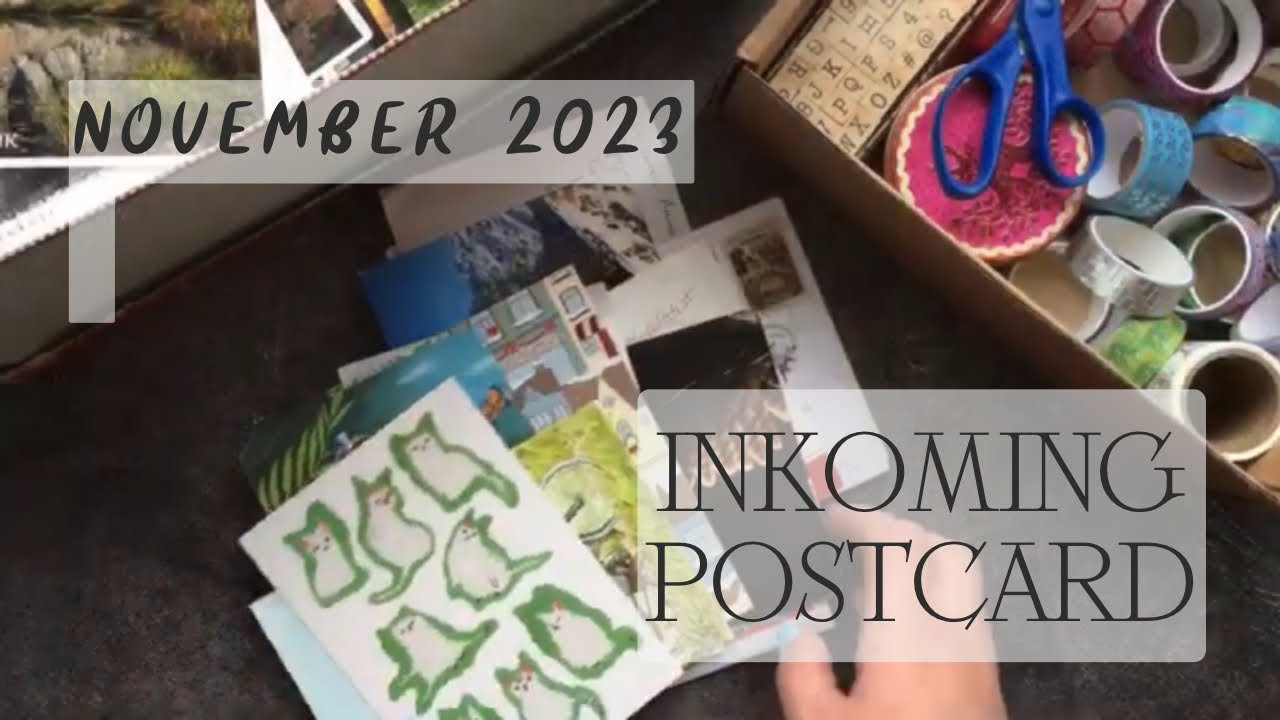 Incoming postcard November