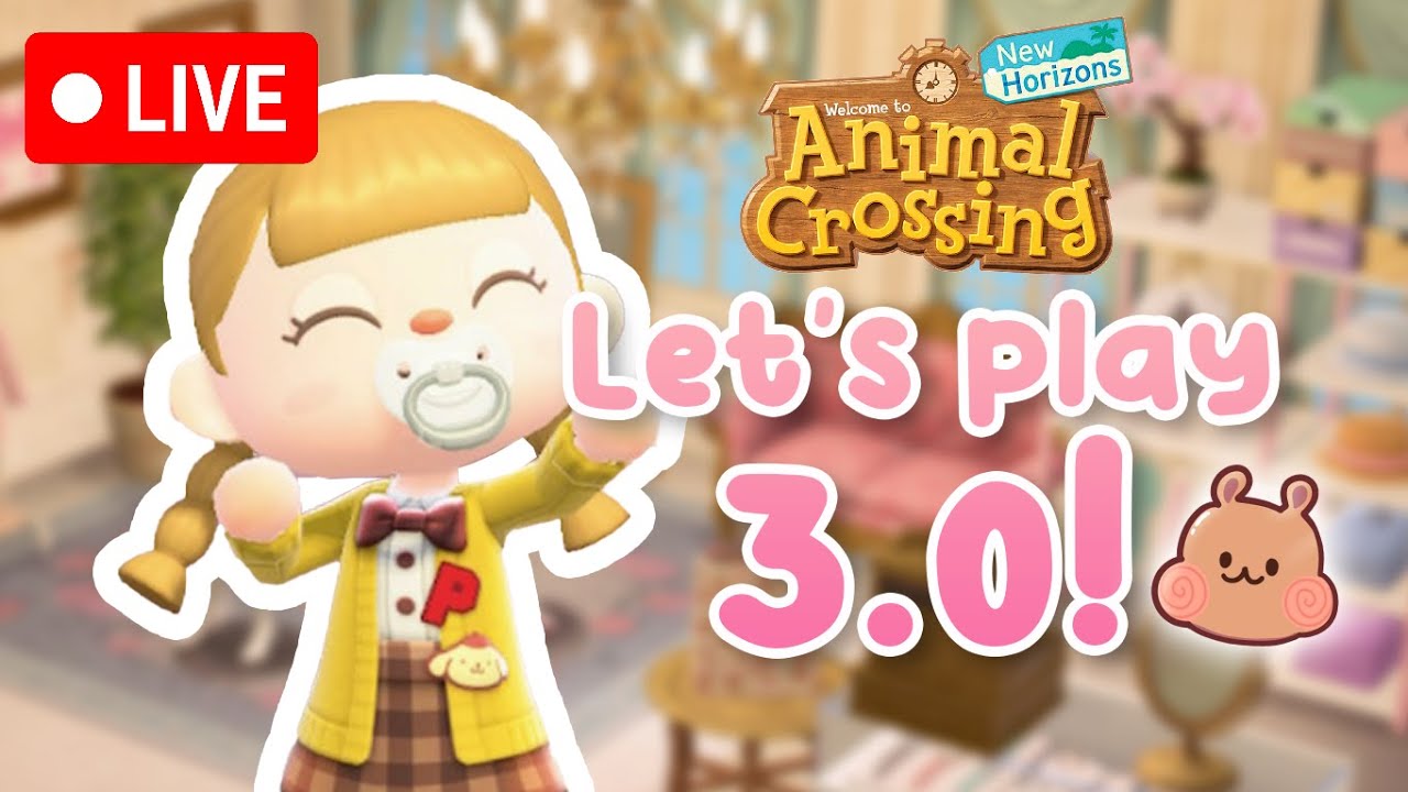 🔴LETS PLAY Animal Crossing 3.0 || Fixing up my Island after 2 years....